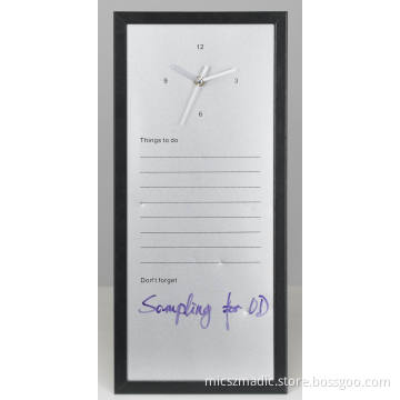 Magnetic Message Board with a Clock (WH-0920)